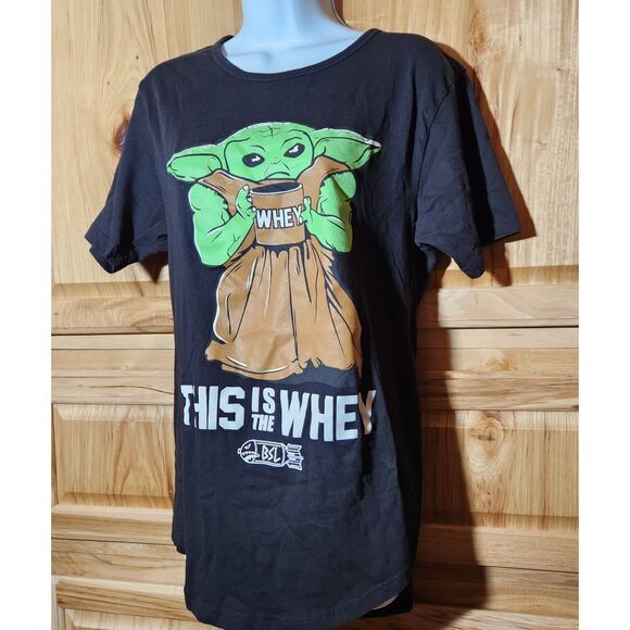 BSL Dom Merch “This Is Whey” Tee Women’s Small Black – Gym Humor - Picture 1 of 9